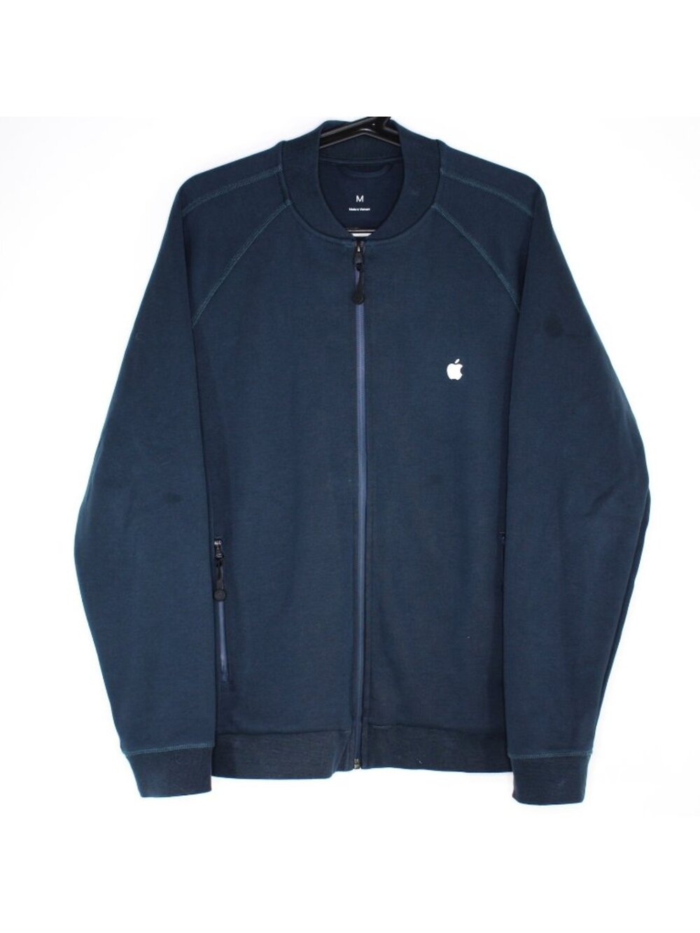 Apple Mens Medium Official Employee Work Full Zip Jacket M1143